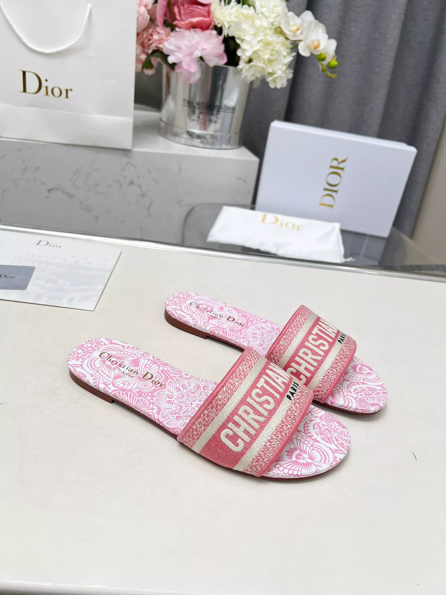 Vibrant 4286 Christian Dior Slippers For Women