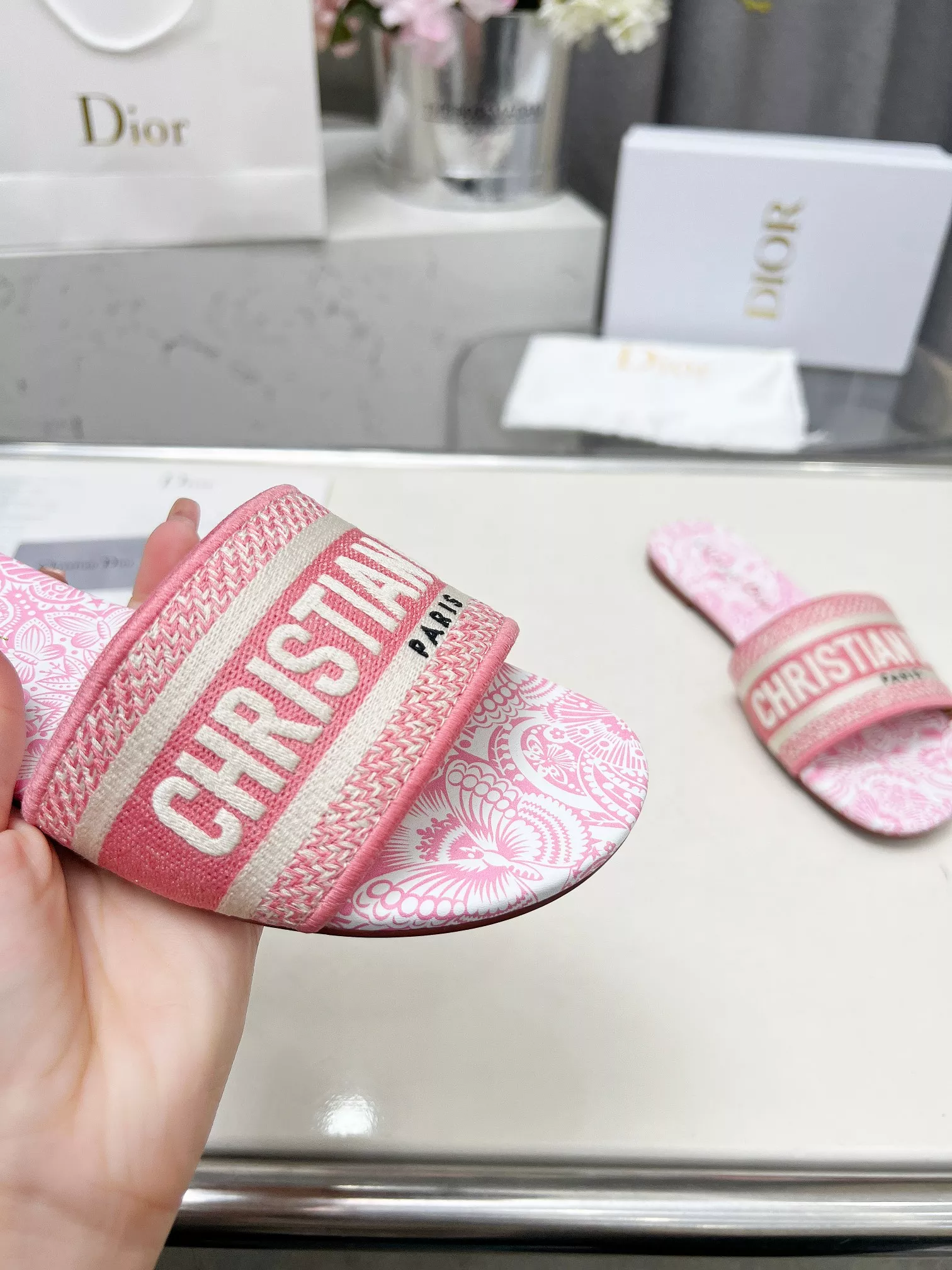 Vibrant 4286 Christian Dior Slippers For Women
