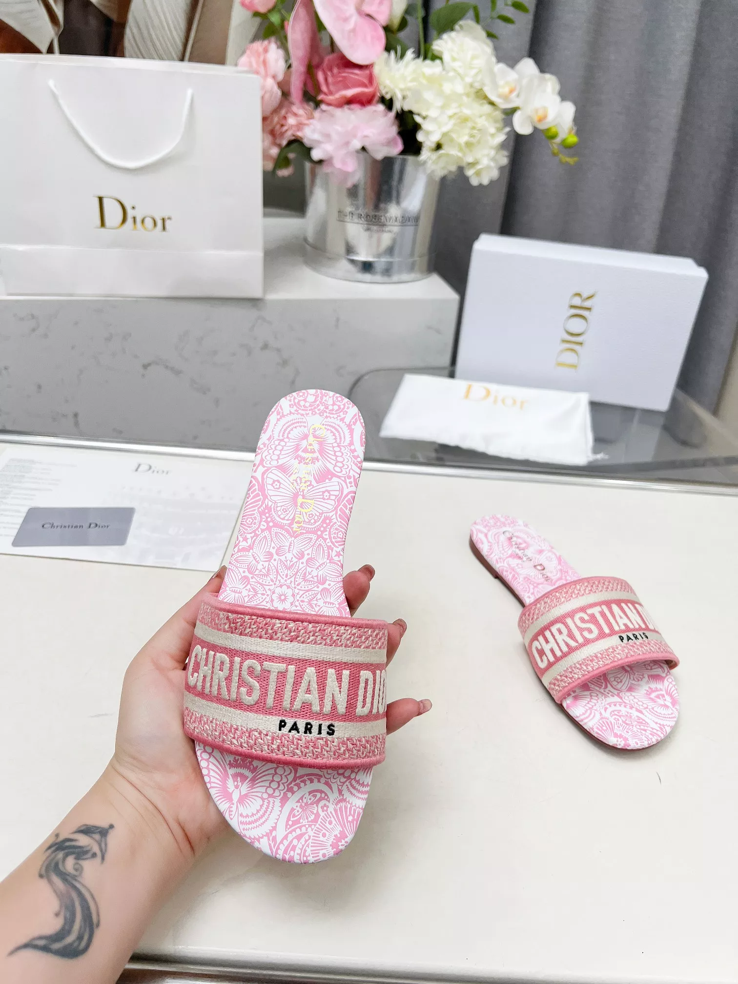 Vibrant 4286 Christian Dior Slippers For Women