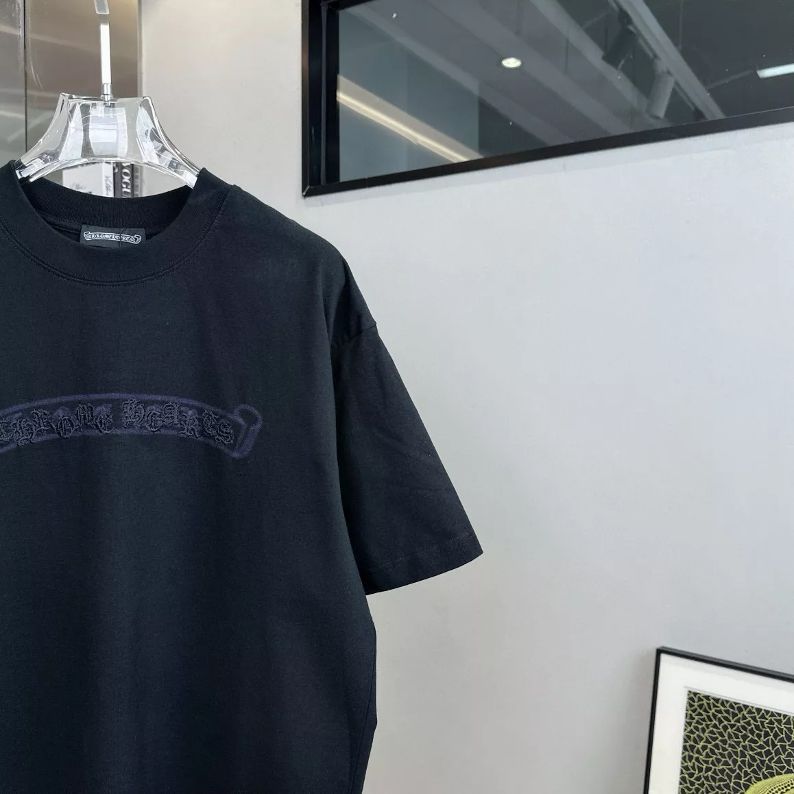 Vibrant 4350 Chrome Hearts T-Shirts Short Sleeved For Unisex
