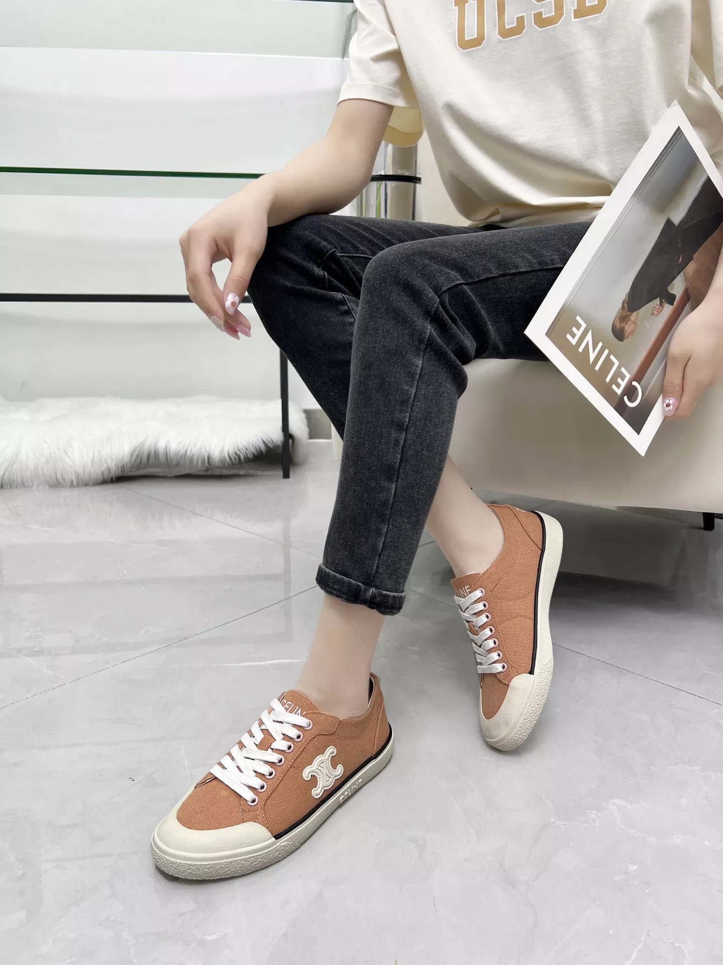Vibrant 4539 Celine Casual Shoes For Women