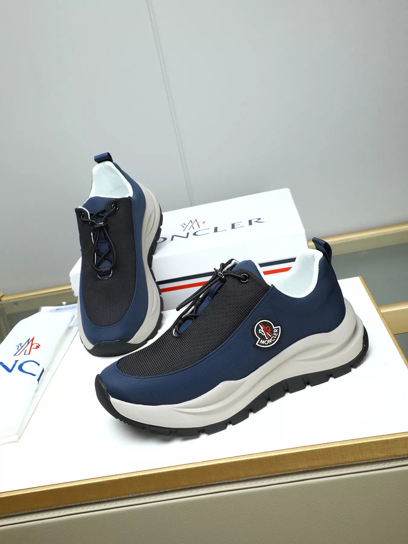 Vibrant 454 Moncler Casual Shoes For Men