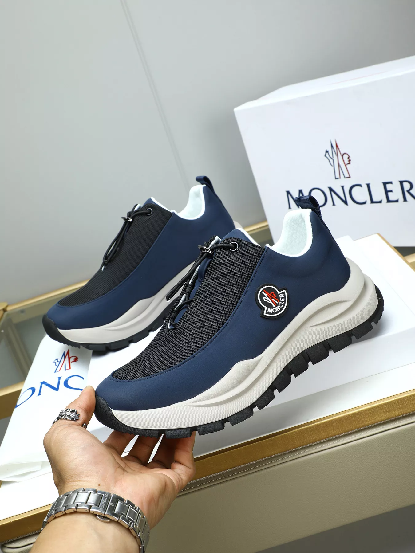 Vibrant 454 Moncler Casual Shoes For Men