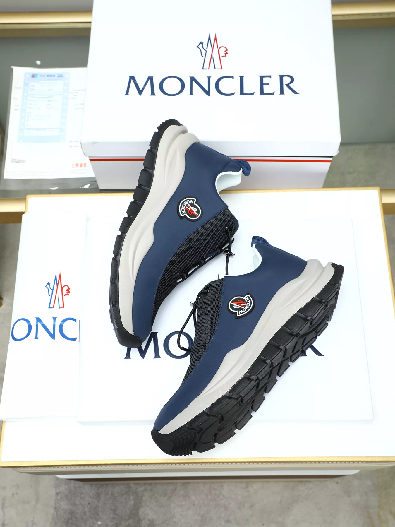 Vibrant 454 Moncler Casual Shoes For Men