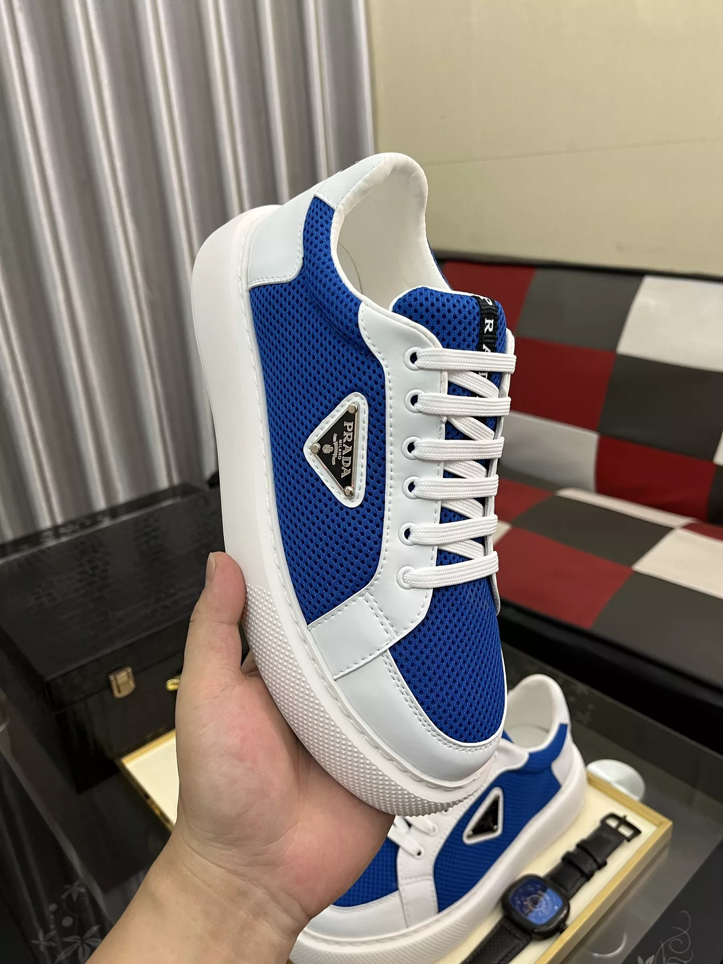 Vibrant 4566 Prada Casual Shoes For Men
