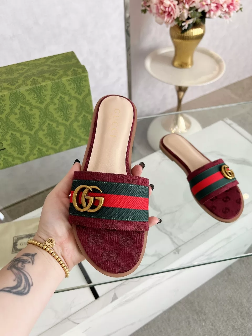 Vibrant 4643 Gucci Slippers For Women