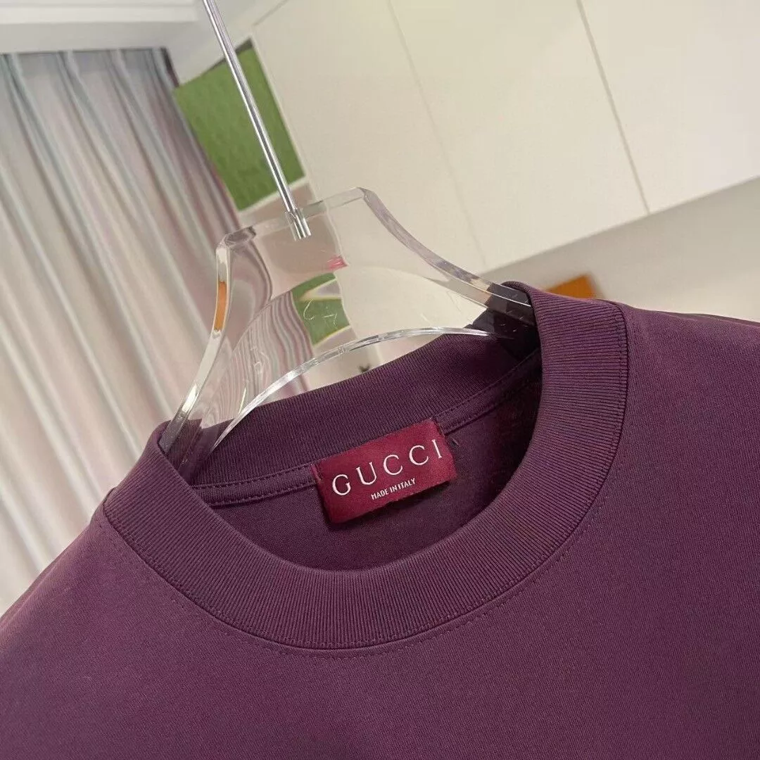 Vibrant 4701 Gucci T-Shirts Short Sleeved For Unisex