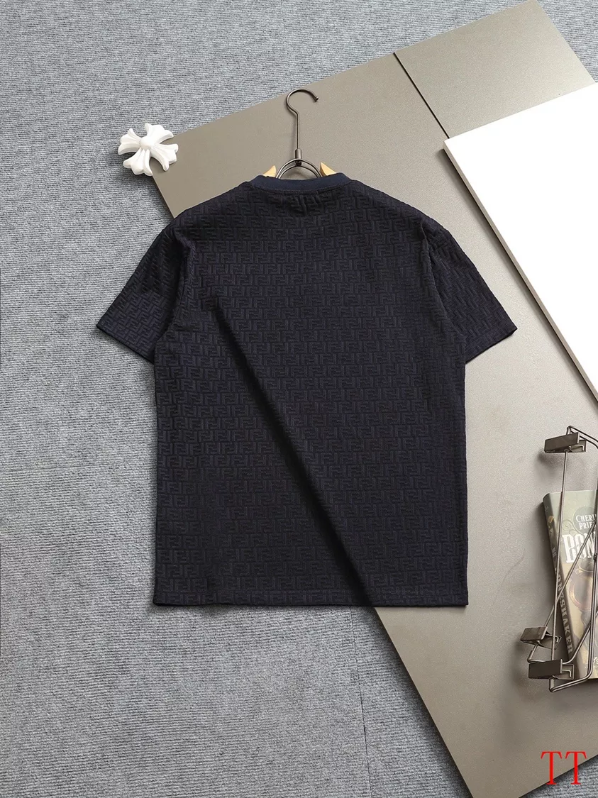 Vibrant 484 Fendi T-Shirts Short Sleeved For Unisex