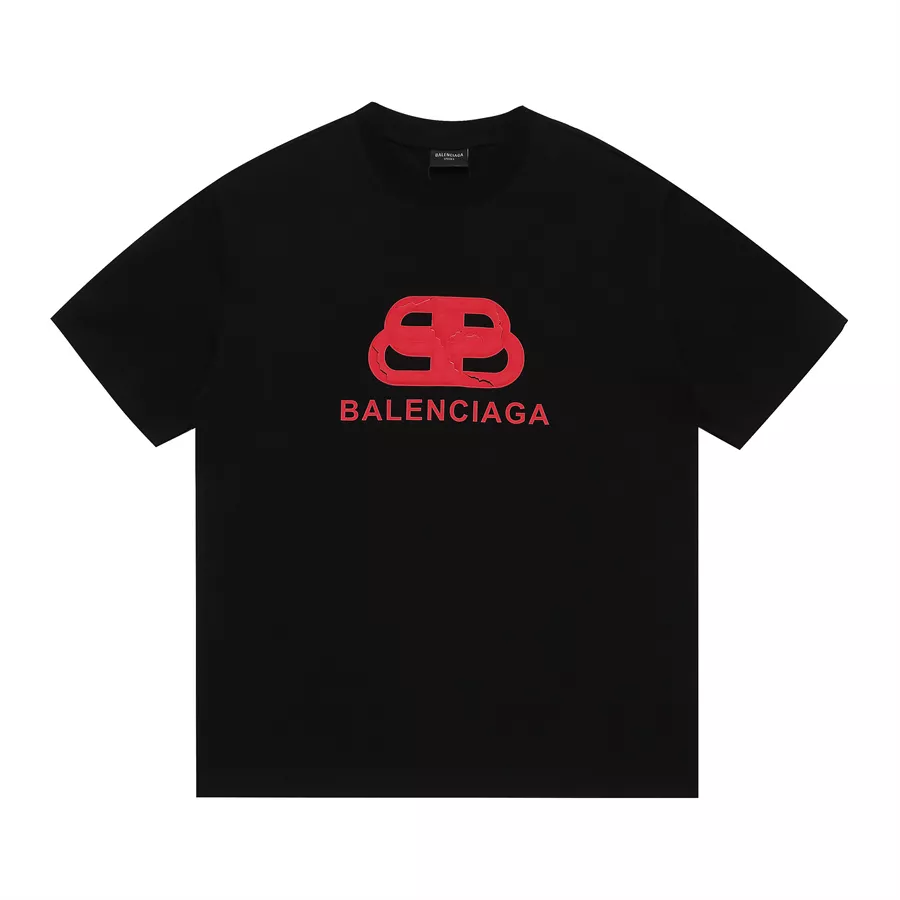 Vibrant 4977 Balenciaga T-Shirts Short Sleeved For Unisex