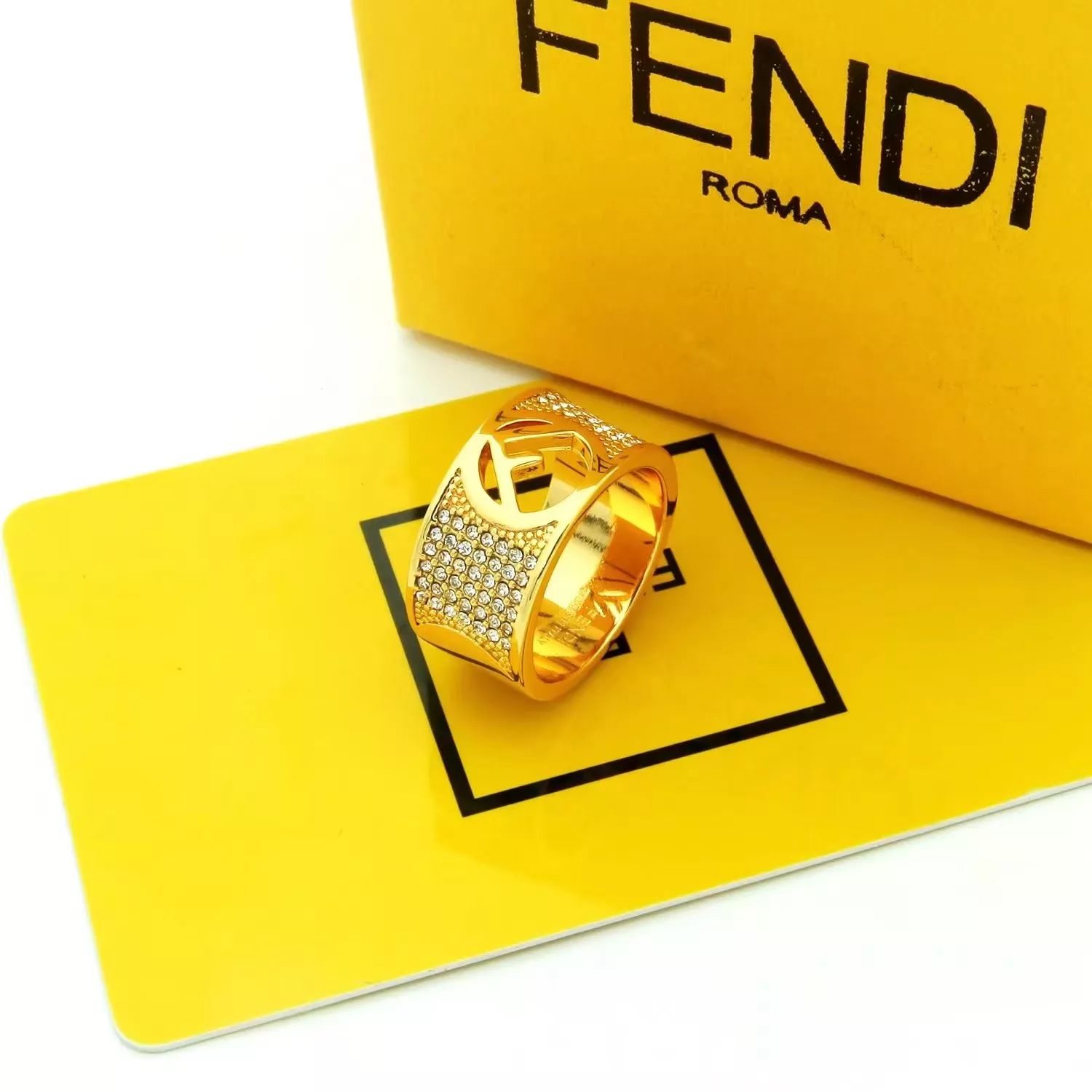 Vibrant 5255 Fendi Rings In Gold