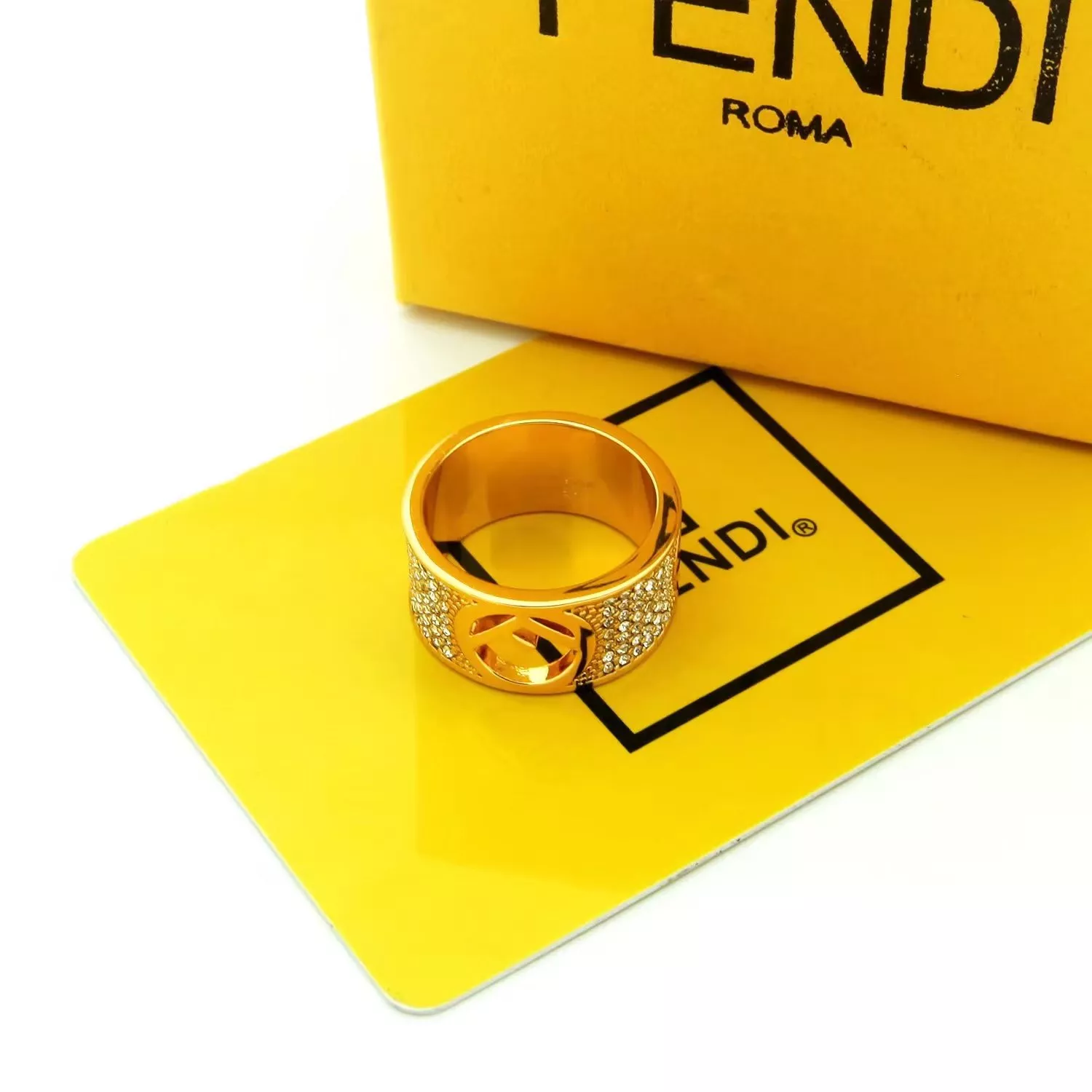 Vibrant 5255 Fendi Rings In Gold