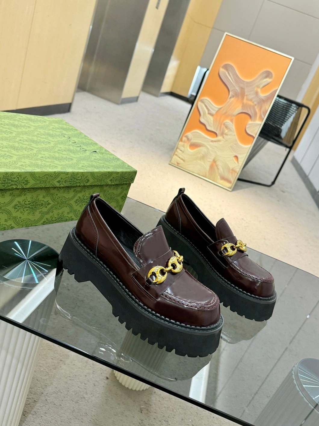 Vibrant 5846 Gucci Oxfords Shoes For Women