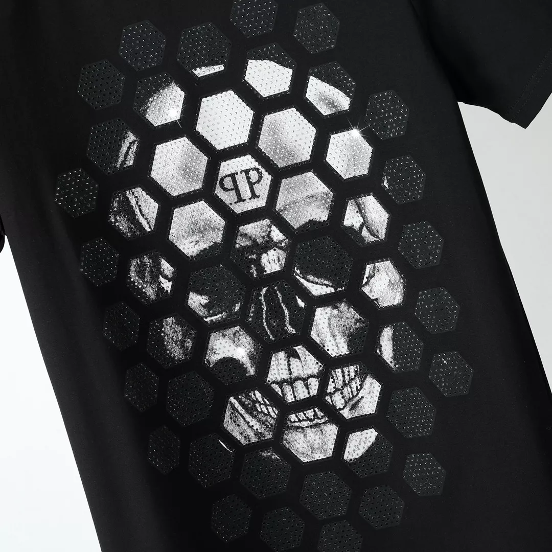 Vibrant 5981 Philipp Plein PP T-Shirts Short Sleeved For Men