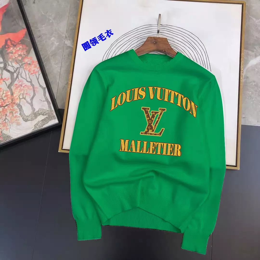 Vibrant 6004 Louis Vuitton LV Sweaters Long Sleeved For Men