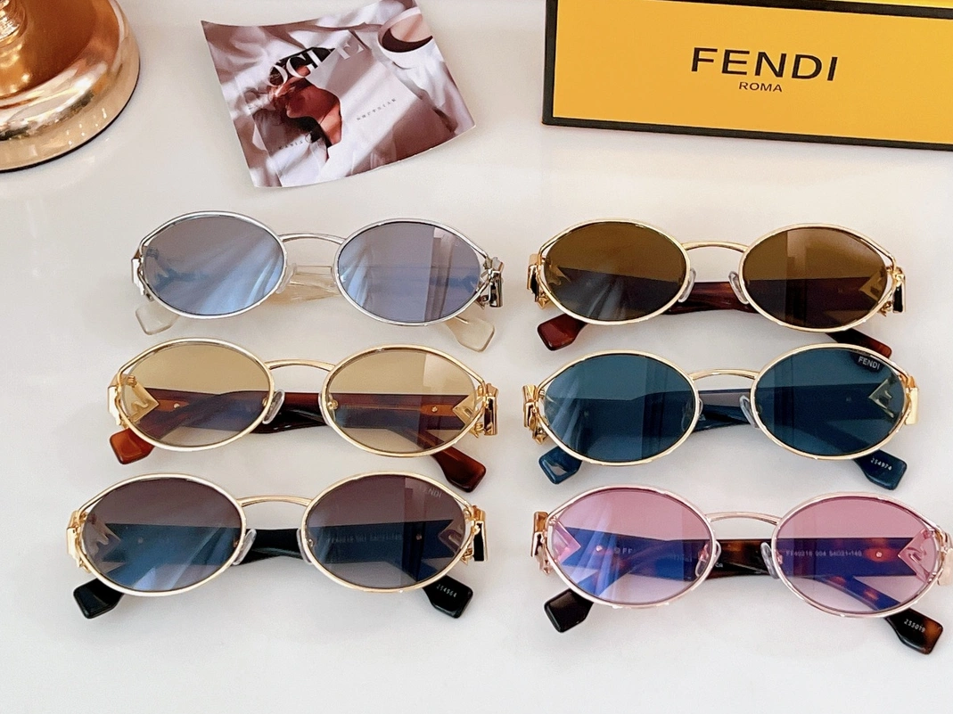 Vibrant 6021 Fendi AAA Quality Sunglasses