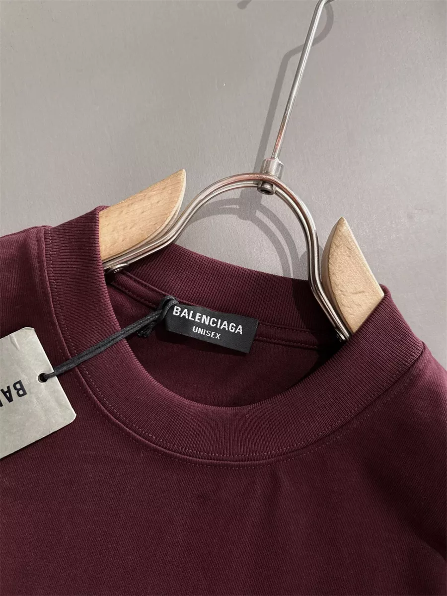 Vibrant 6072 Balenciaga T-Shirts Short Sleeved For Unisex