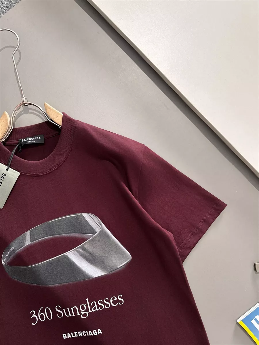 Vibrant 6072 Balenciaga T-Shirts Short Sleeved For Unisex
