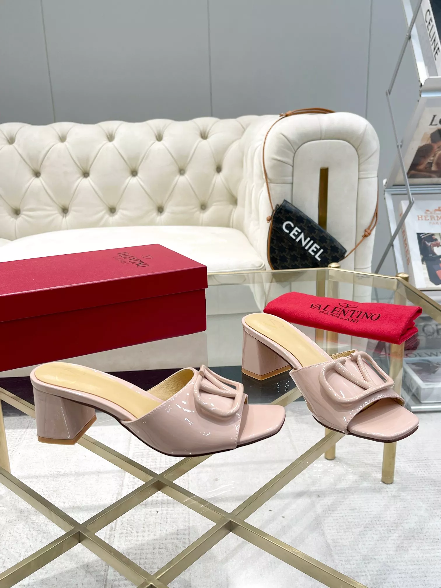 Vibrant 6153 Valentino Slippers For Women