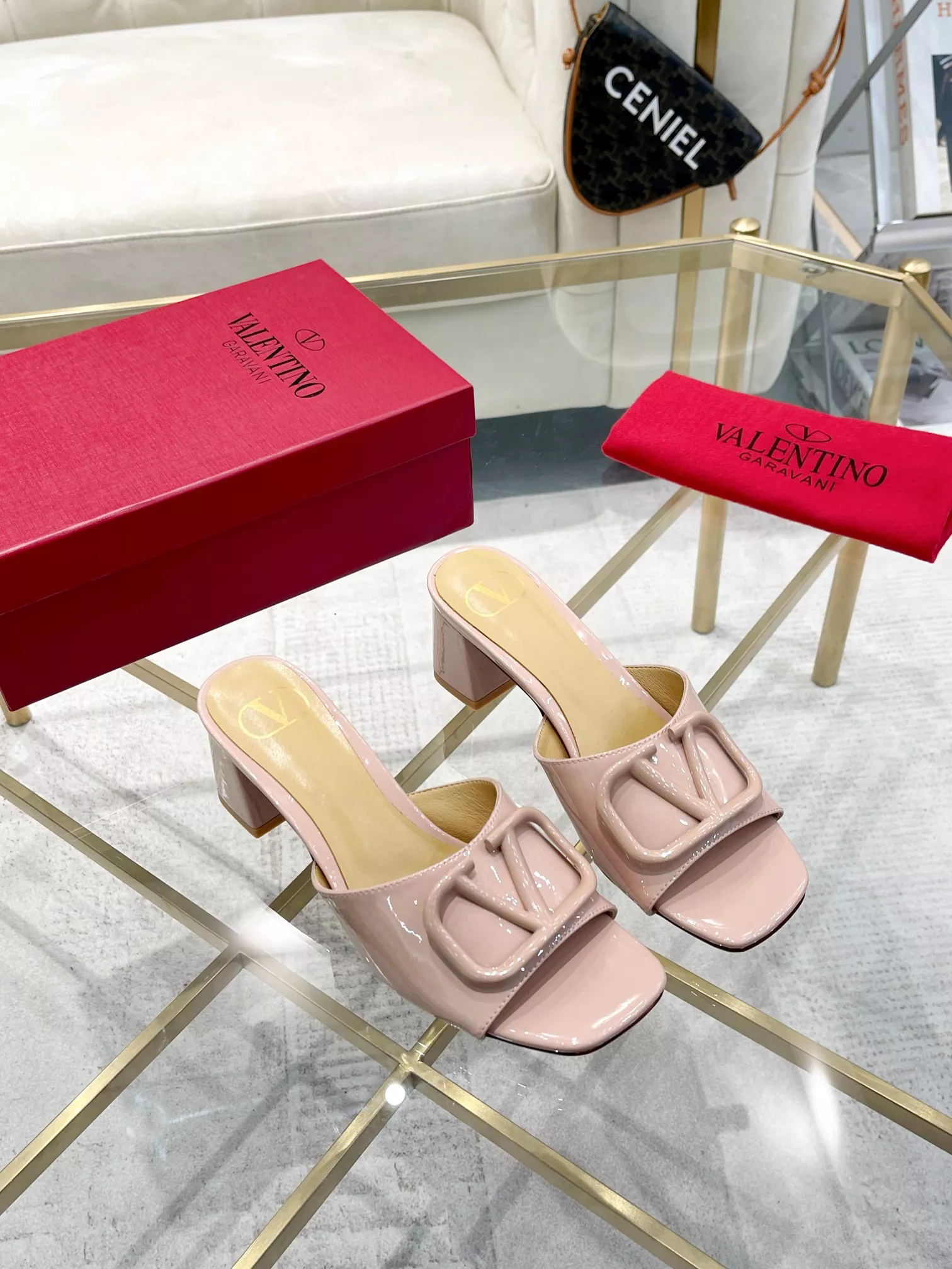 Vibrant 6153 Valentino Slippers For Women