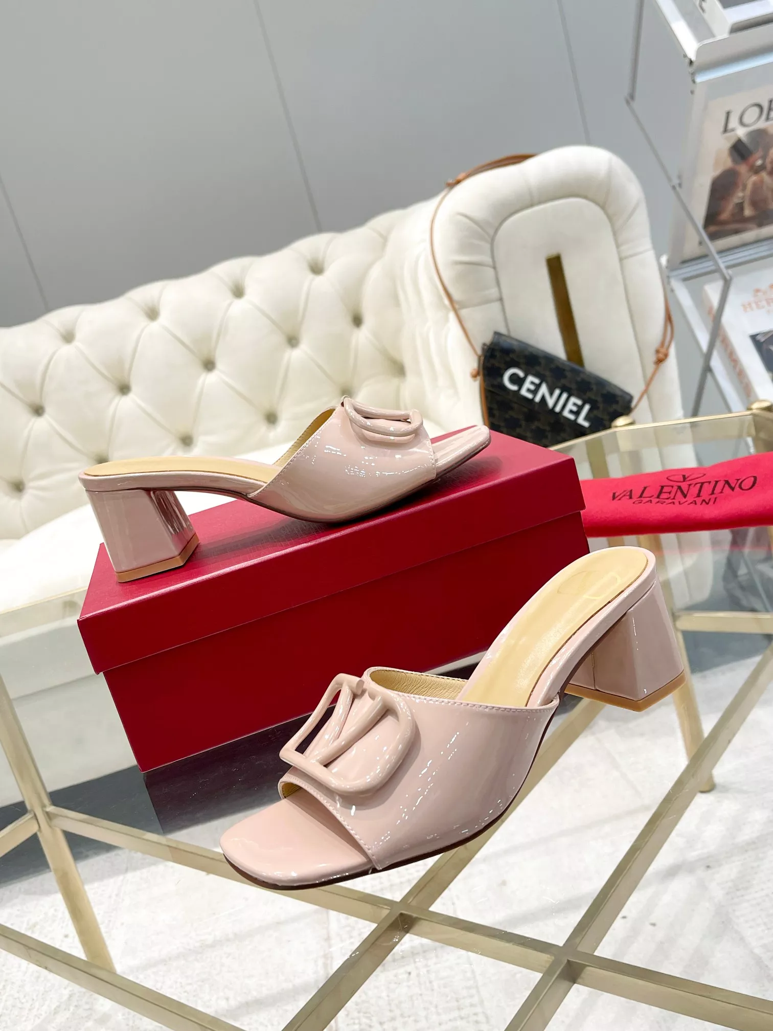 Vibrant 6153 Valentino Slippers For Women