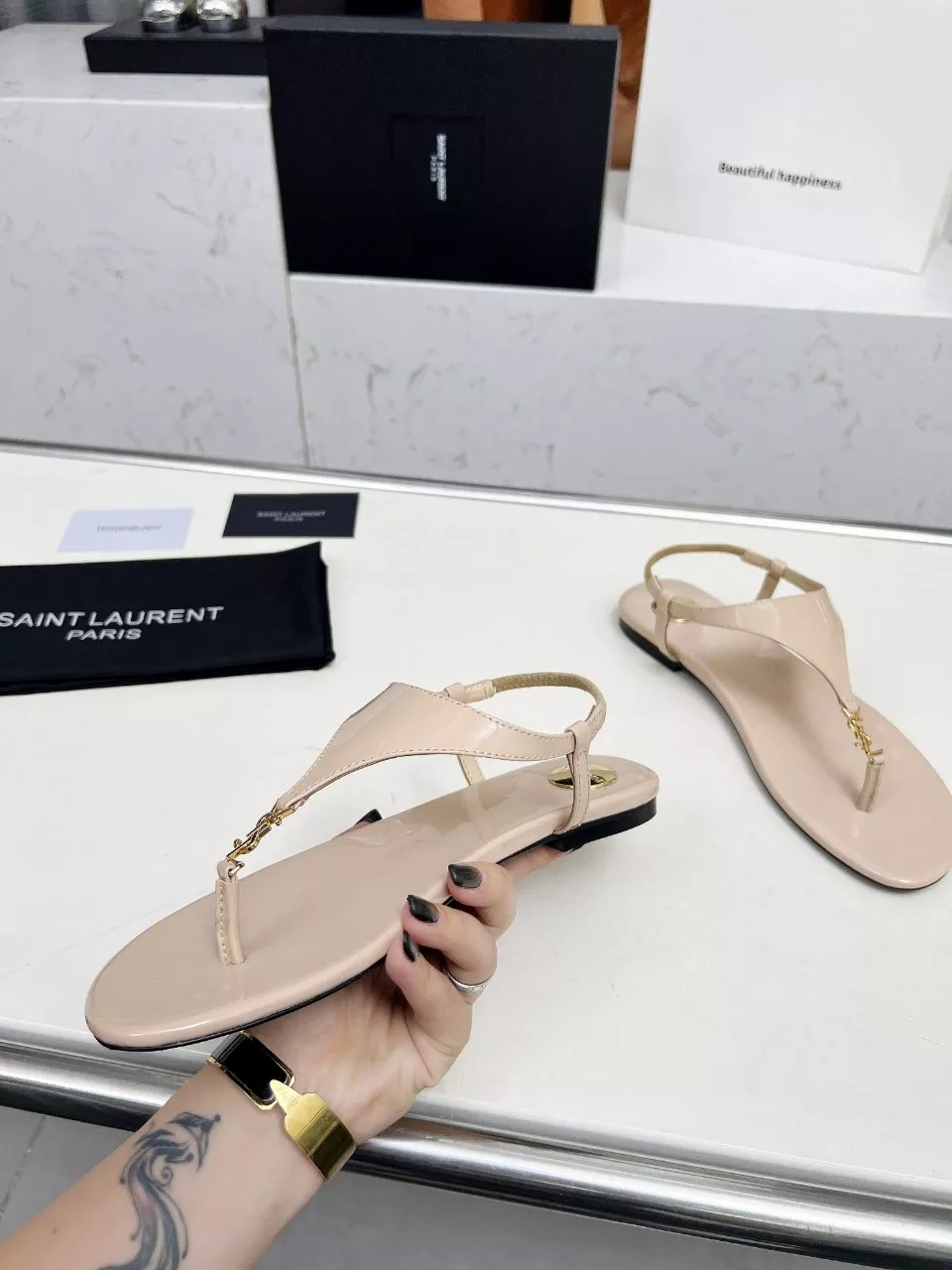 Vibrant 6158 Yves Saint Laurent YSL Sandal For Women