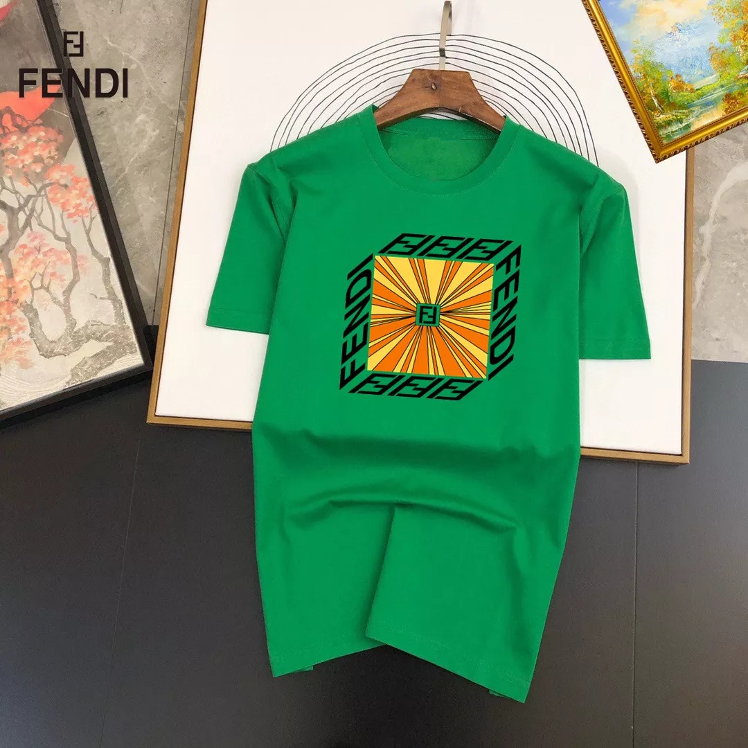 Vibrant 6240 Fendi T-Shirts Short Sleeved For Unisex