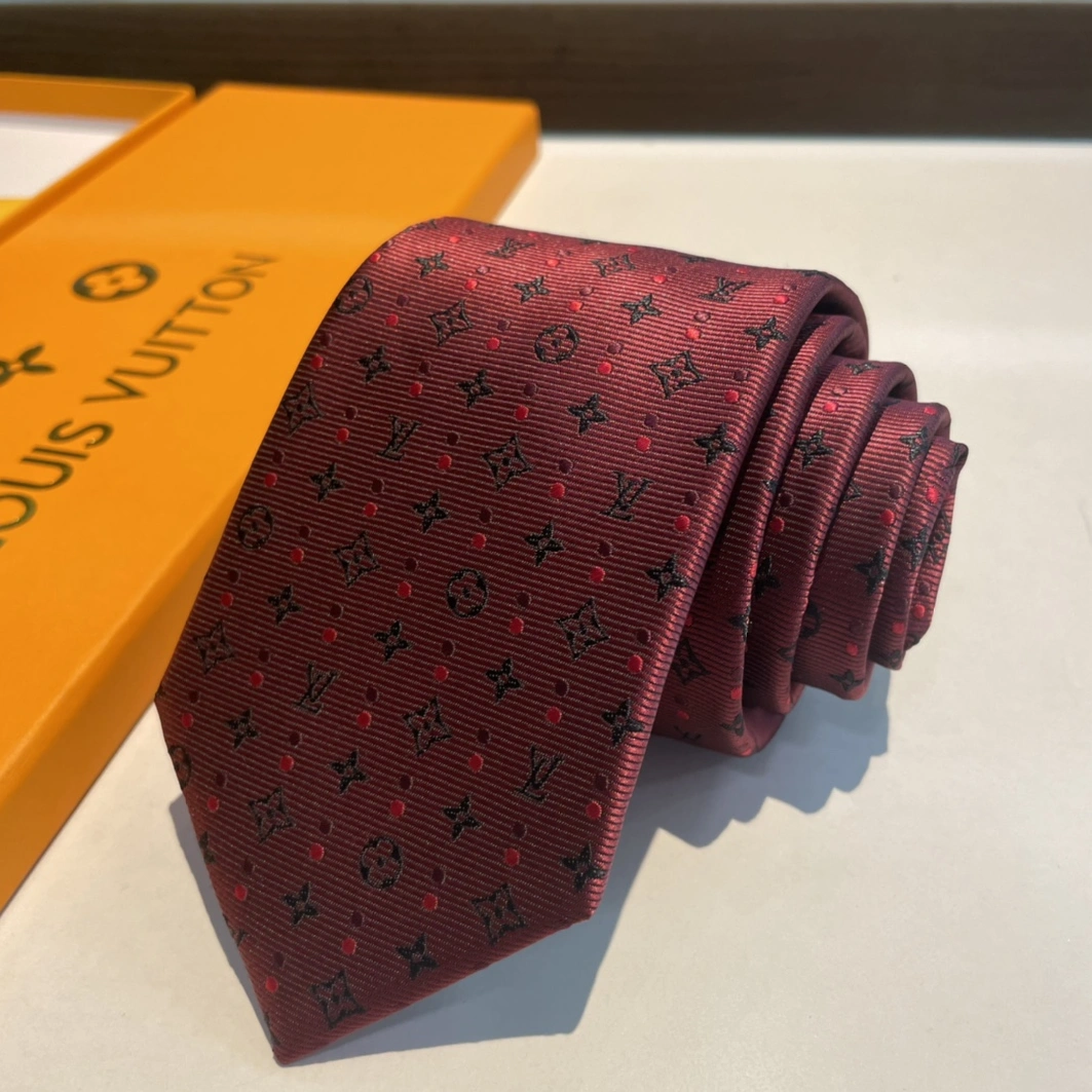 Vibrant 6535 Louis Vuitton LV Necktie For Men