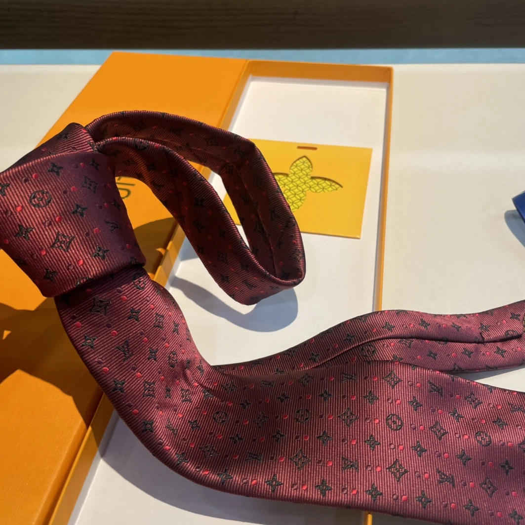 Vibrant 6535 Louis Vuitton LV Necktie For Men