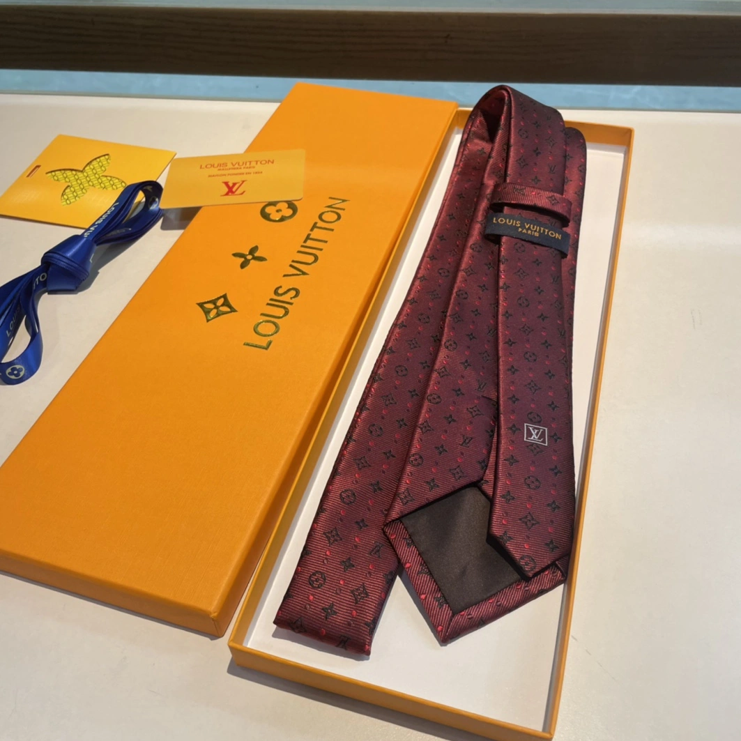 Vibrant 6535 Louis Vuitton LV Necktie For Men