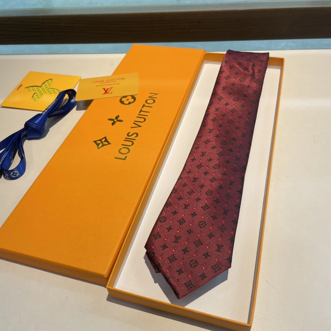 Vibrant 6535 Louis Vuitton LV Necktie For Men