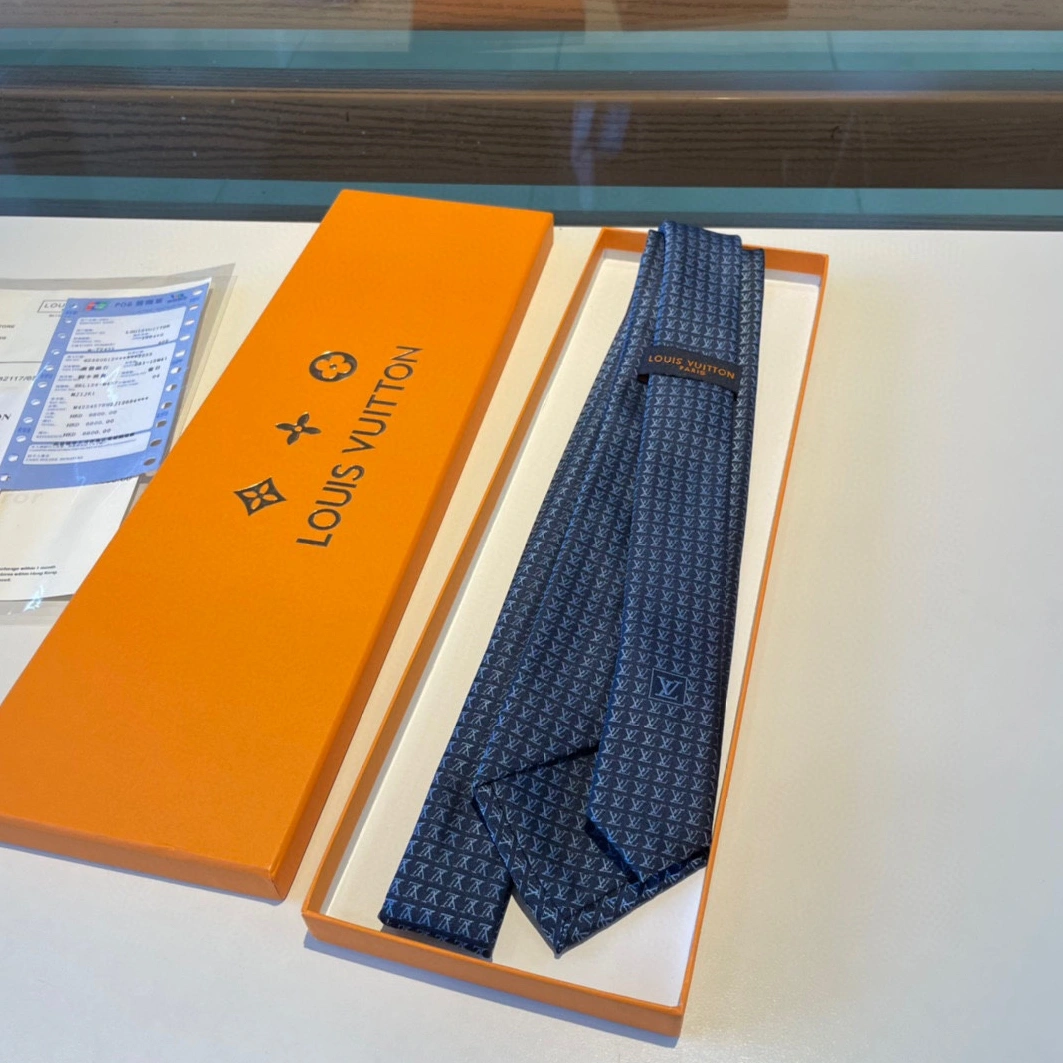 Vibrant 6547 Louis Vuitton LV Necktie For Men
