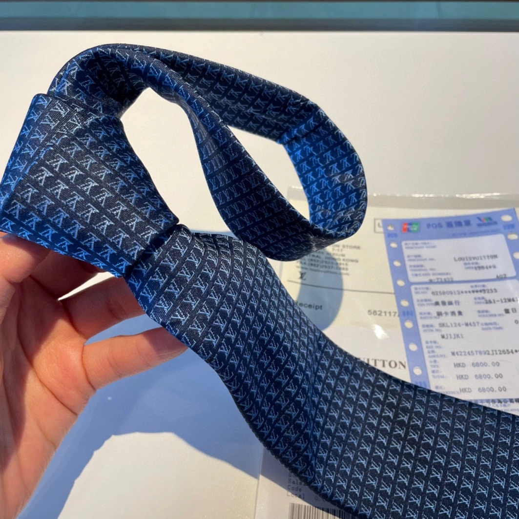 Vibrant 6547 Louis Vuitton LV Necktie For Men