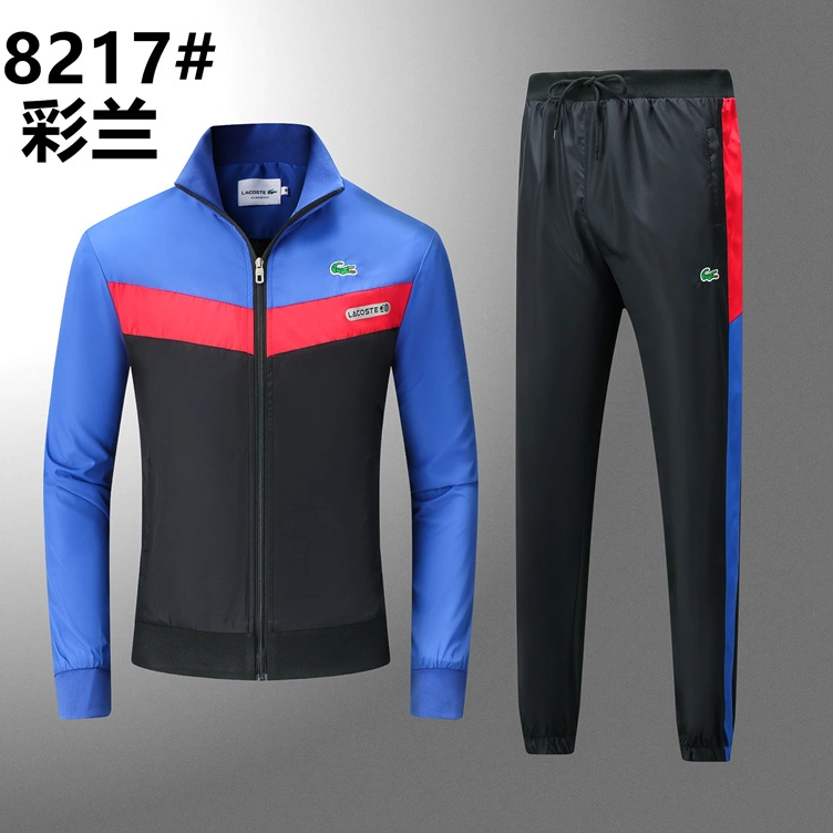 Vibrant 6554 Lacoste Tracksuits Long Sleeved For Men