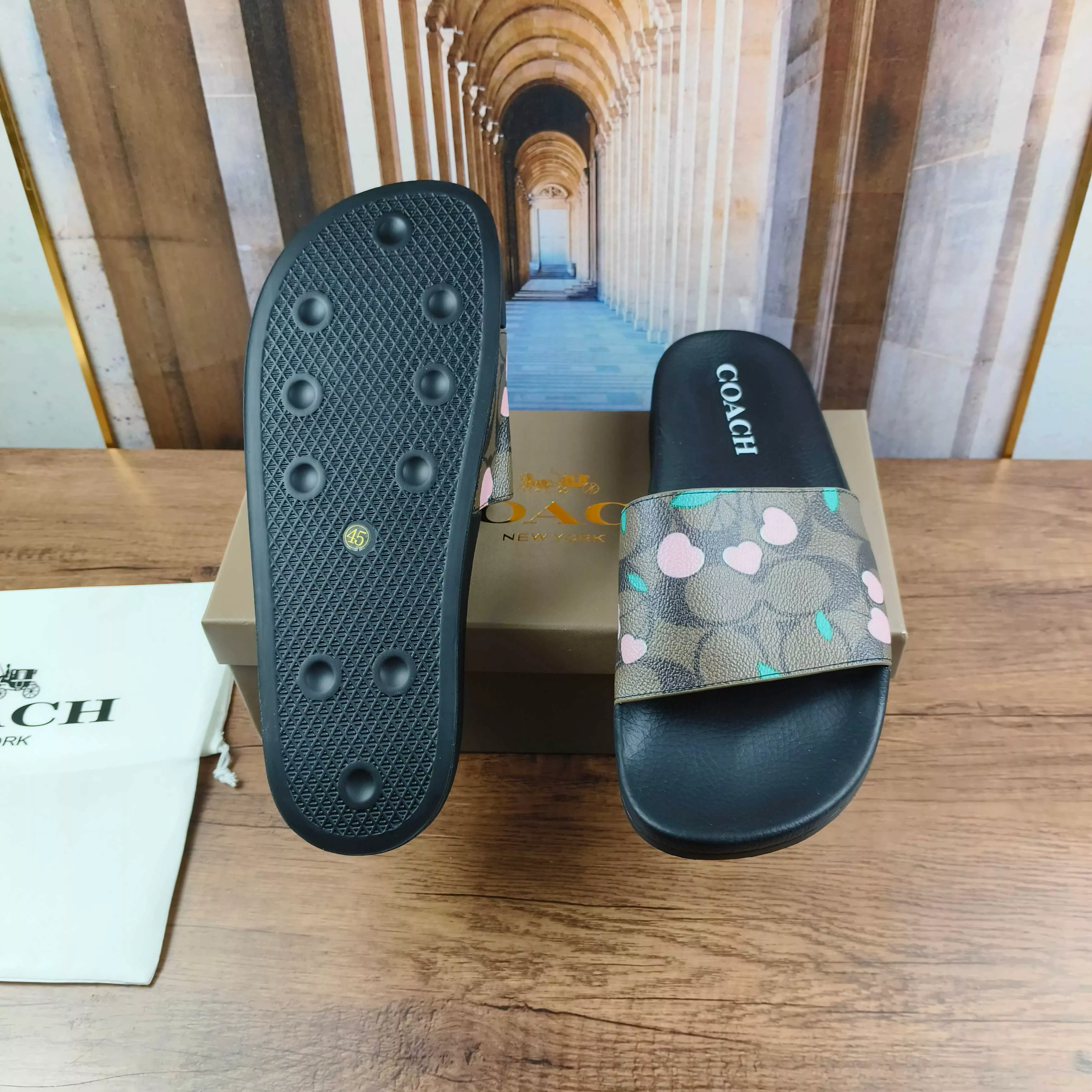 Vibrant 6564 Coach Slippers For Men