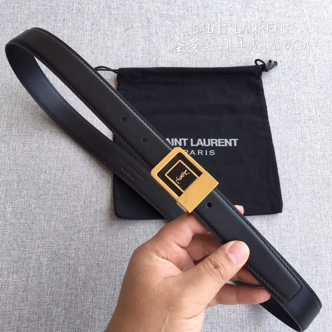 Vibrant 6839 Yves Saint Laurent AAA Quality Belts In 3.0cm For Women