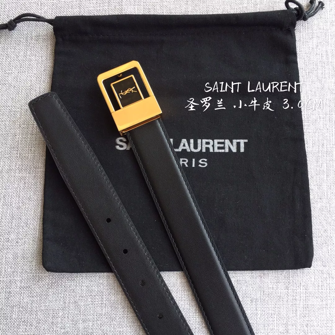 Vibrant 6839 Yves Saint Laurent AAA Quality Belts In 3.0cm For Women