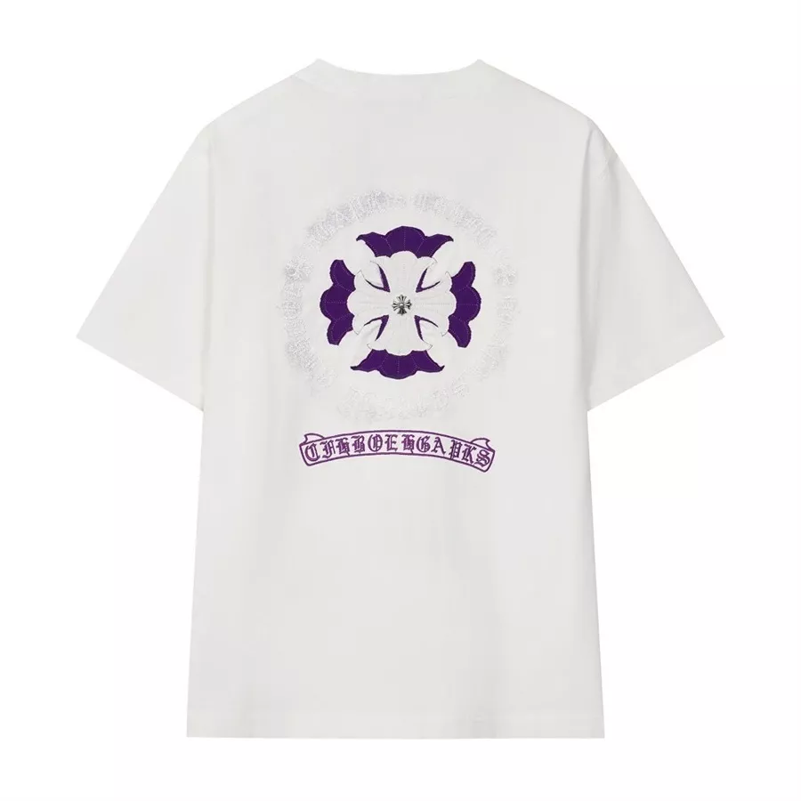Vibrant 7262 Chrome Hearts T-Shirts Short Sleeved For Unisex
