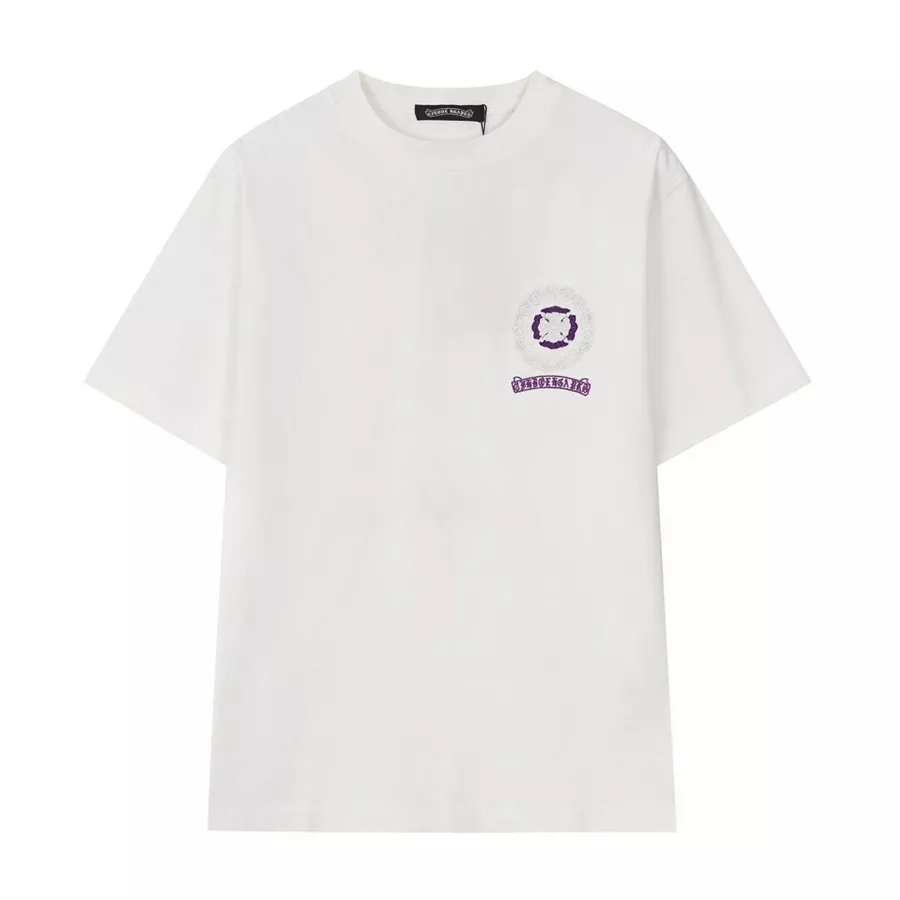 Vibrant 7262 Chrome Hearts T-Shirts Short Sleeved For Unisex