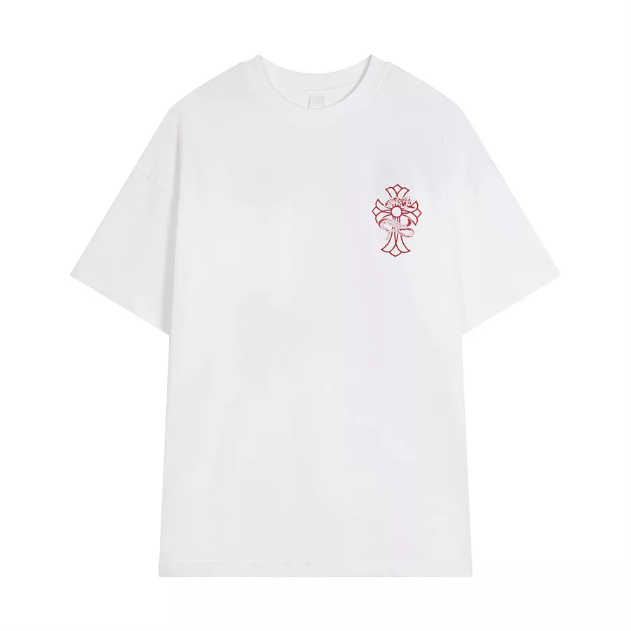 Vibrant 7298 Chrome Hearts T-Shirts Short Sleeved For Unisex