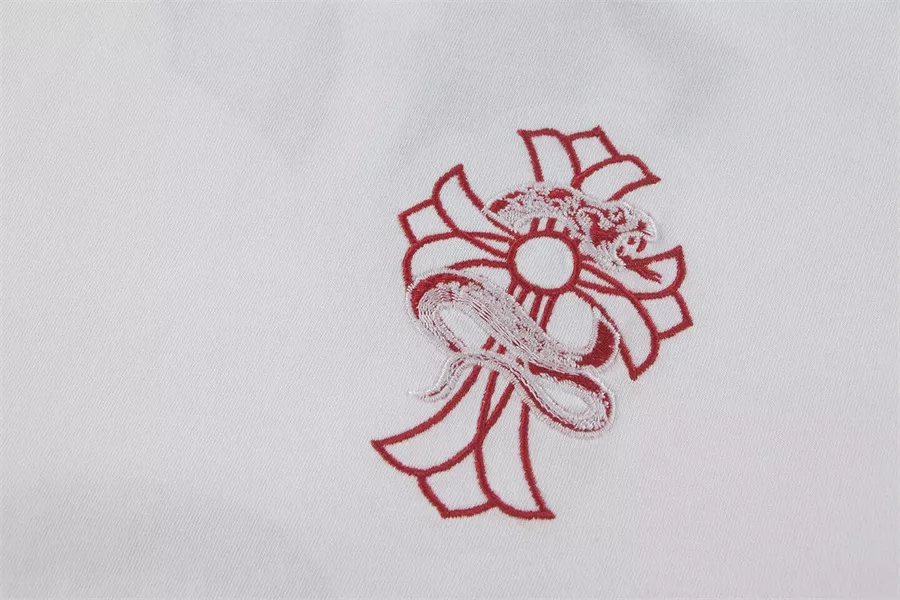 Vibrant 7298 Chrome Hearts T-Shirts Short Sleeved For Unisex