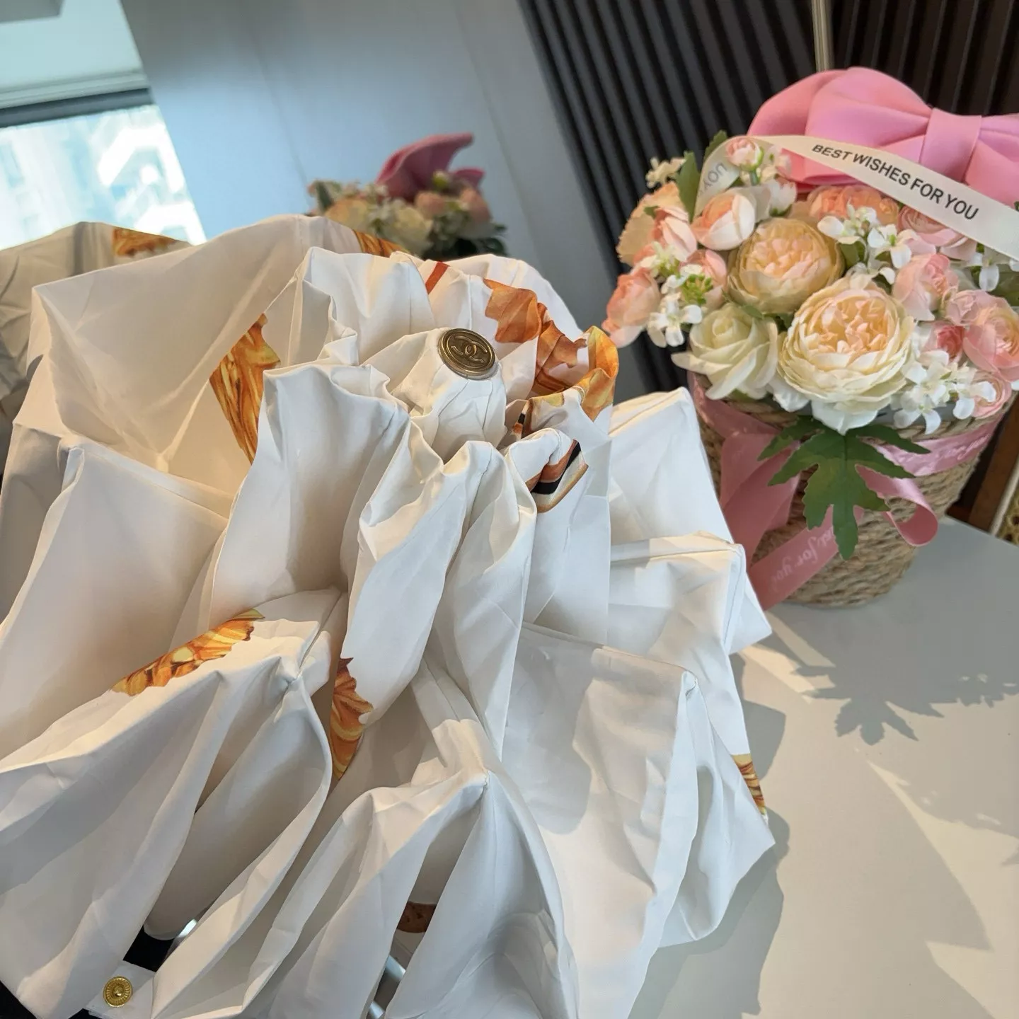 Vibrant 7617 Chanel Umbrellas