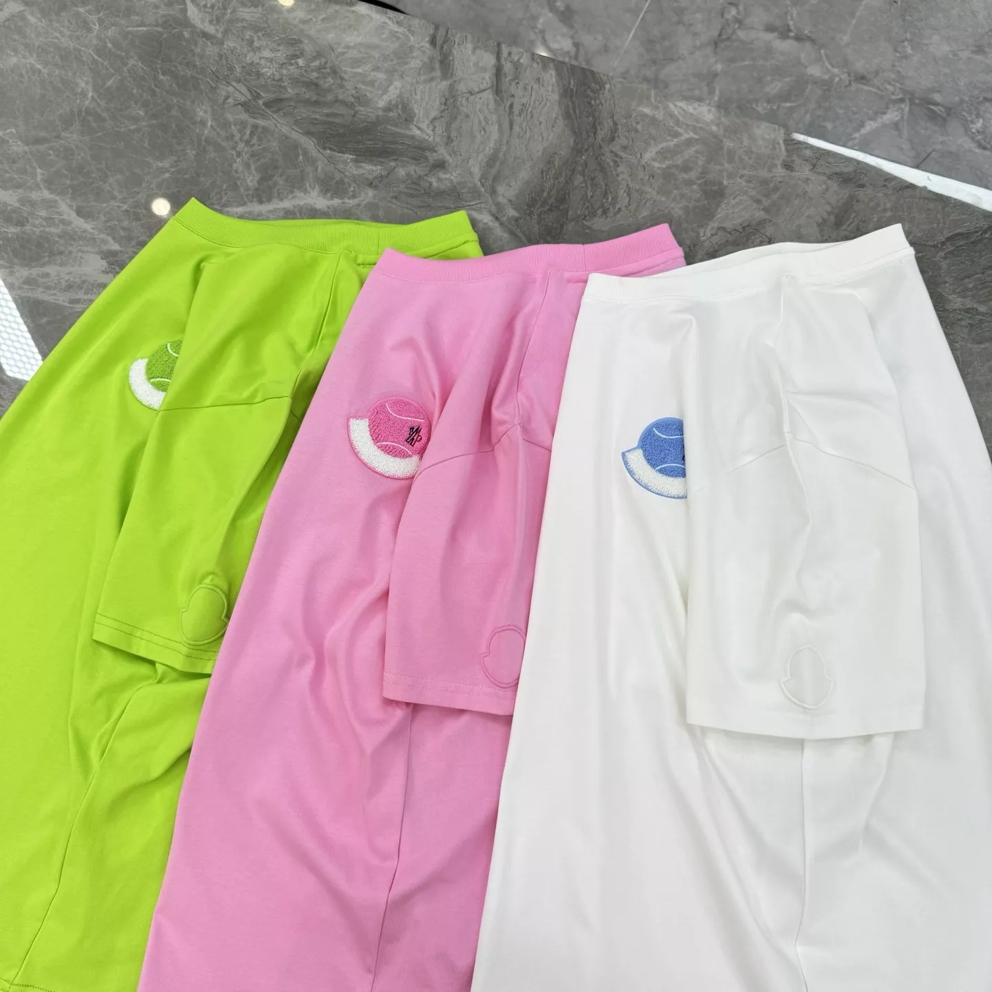 Vibrant 7644 Moncler T-Shirts Short Sleeved For Men