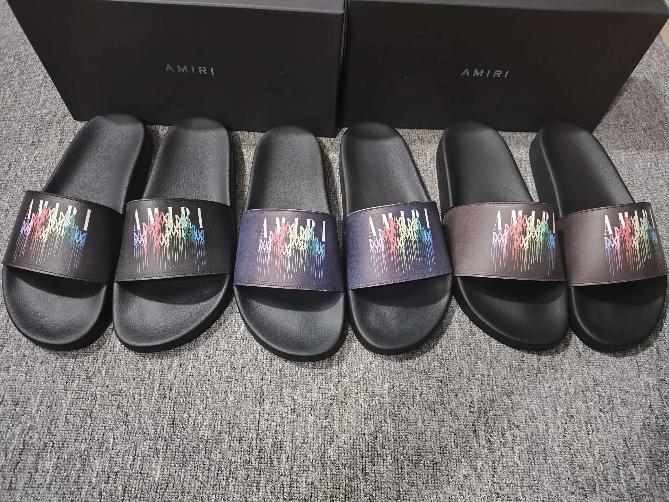 Vibrant 7706 Amiri Slippers For Men