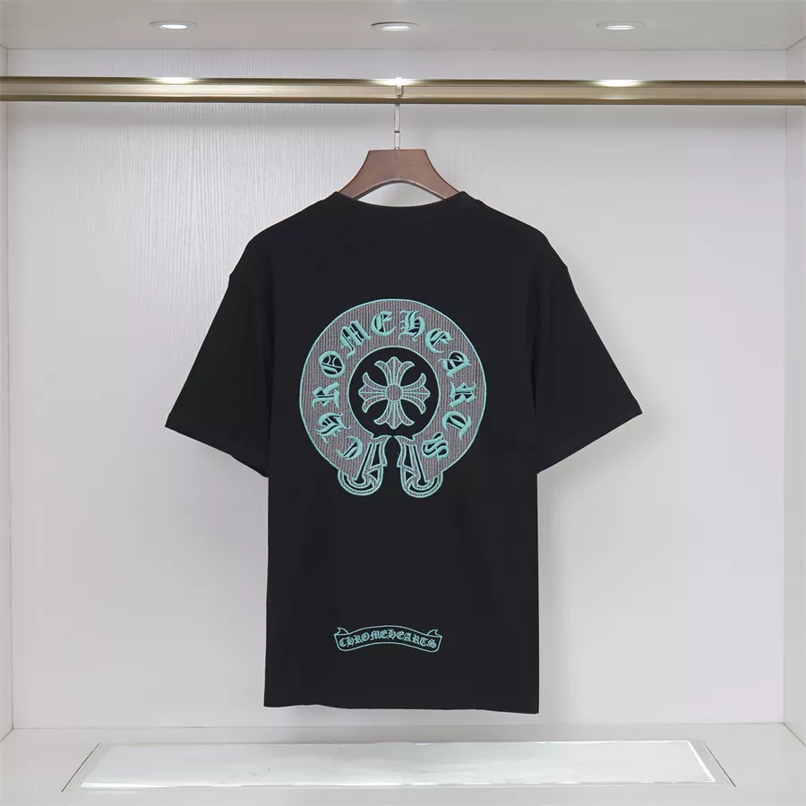 Vibrant 7877 Chrome Hearts T-Shirts Short Sleeved For Unisex
