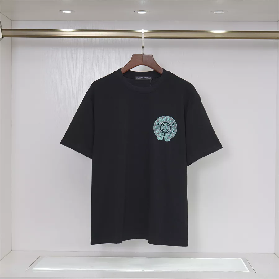 Vibrant 7877 Chrome Hearts T-Shirts Short Sleeved For Unisex