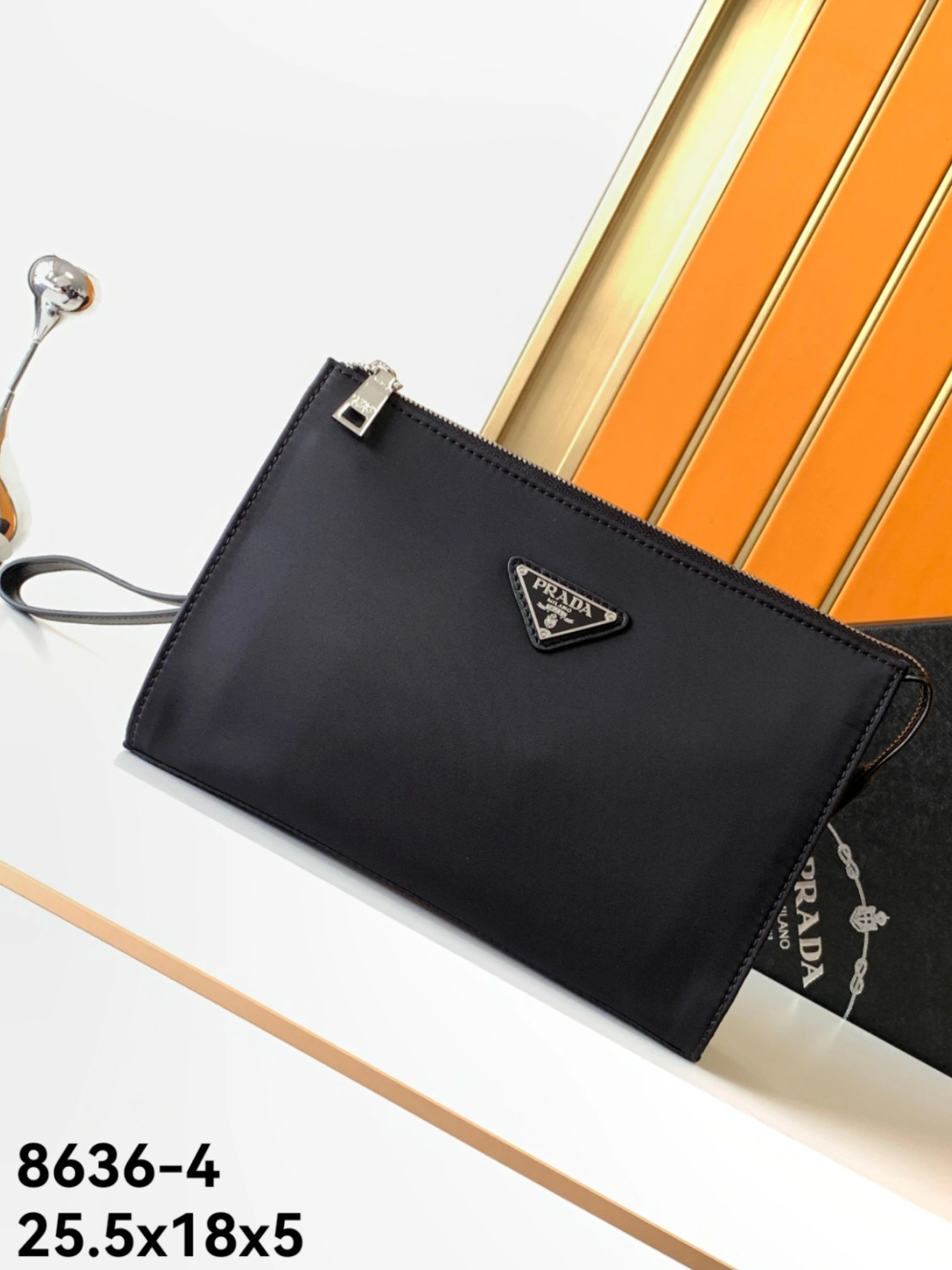 Vibrant 7886 Prada AAA Man Wallets