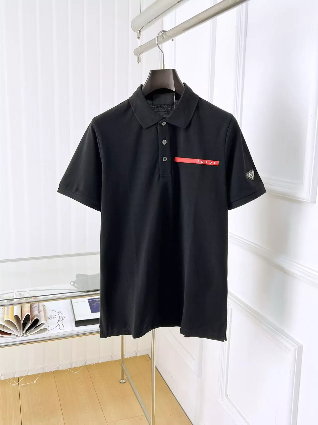 Vibrant 794 Prada T-Shirts Short Sleeved For Men