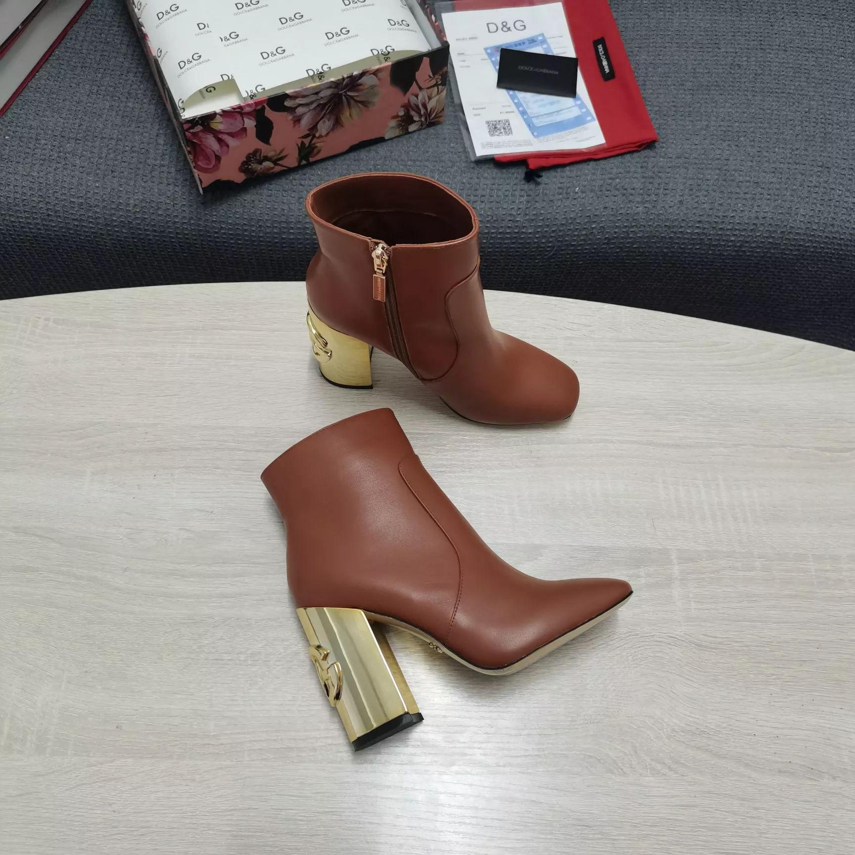 Vibrant 8015 Dolce & Gabbana D&G Boots For Women