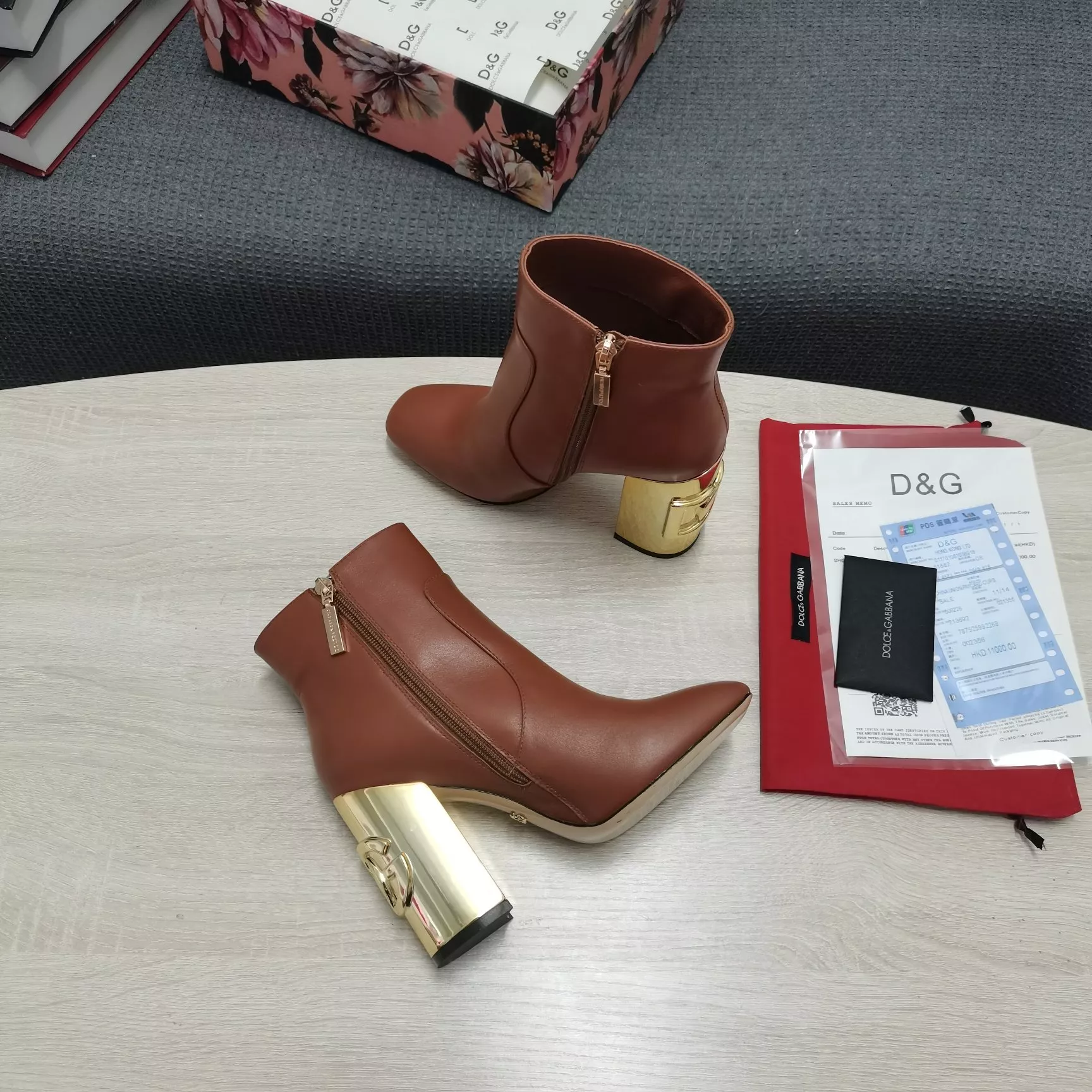Vibrant 8015 Dolce & Gabbana D&G Boots For Women