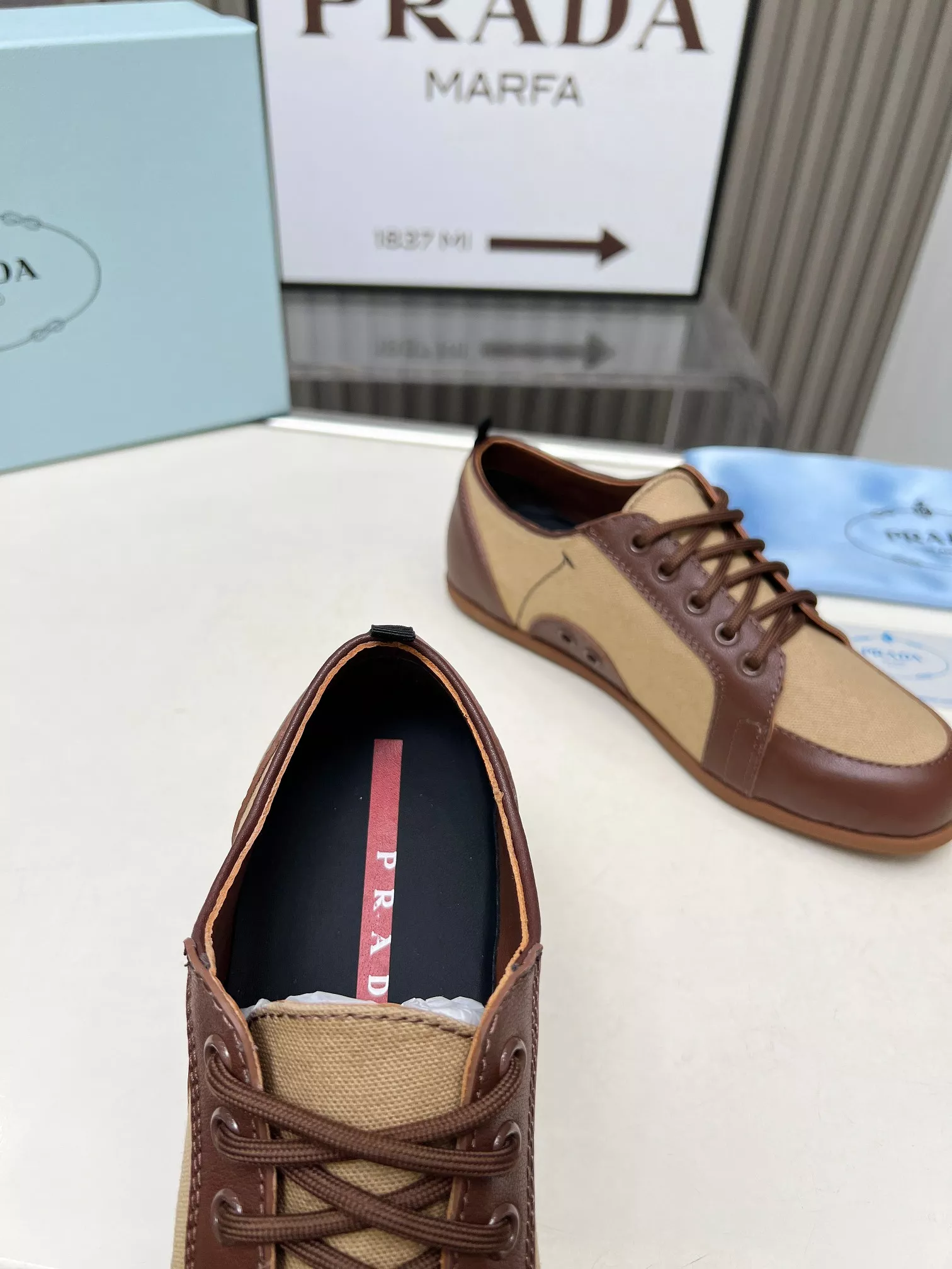 Vibrant 8036 Prada Casual Shoes For Women